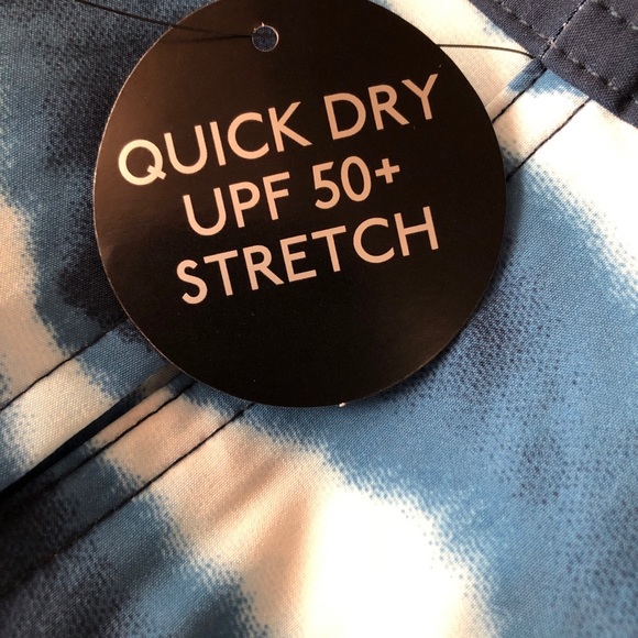 NO BOUNDARIES Mens Board Shorts Size 34” Above Knee Pockets Red White Blue New - Picture 7 of 7